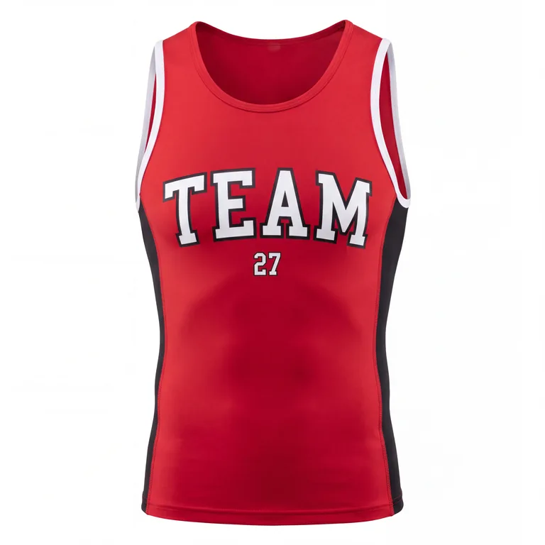Wrestling Compression Tanks WR-004, front view