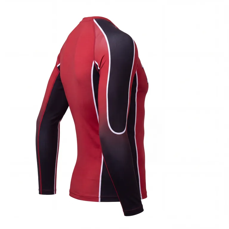 Long-Sleeve Wrestling Compression Shirts WR-006, left view